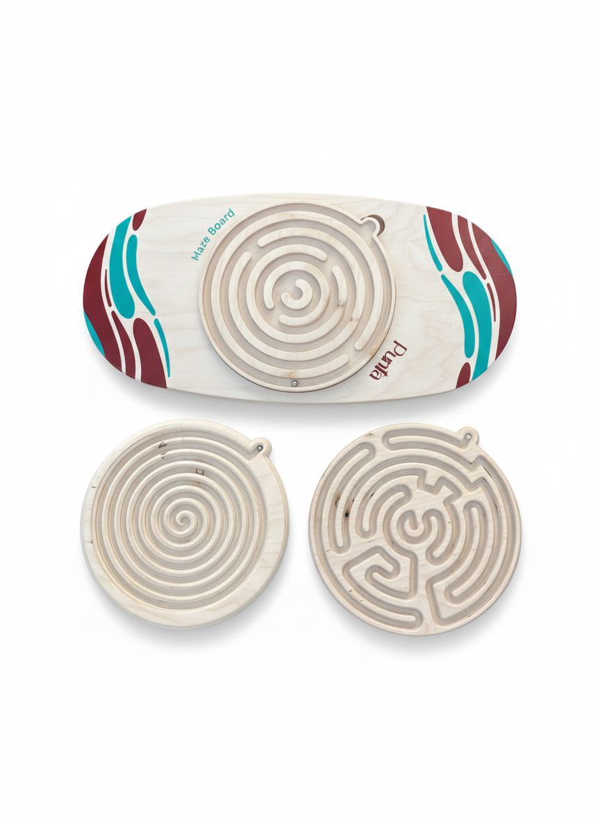 Signature Bundle: Punta Maze Board + 3 Mazes + Training Mat + Punta Special Tote Bag